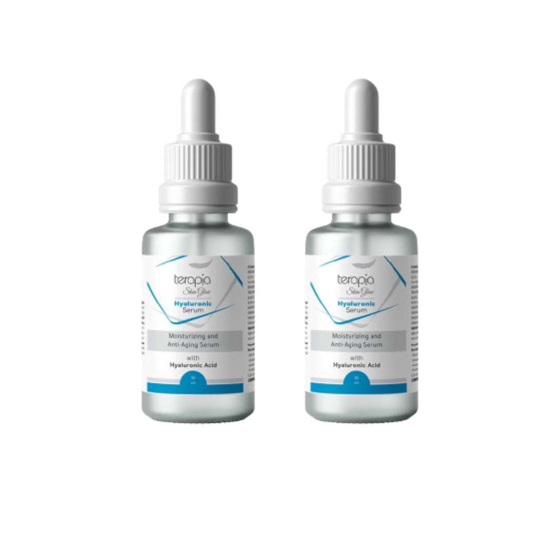 2 x Hyaluronic Serum Moisturizing and Anti-Aging 30 ml