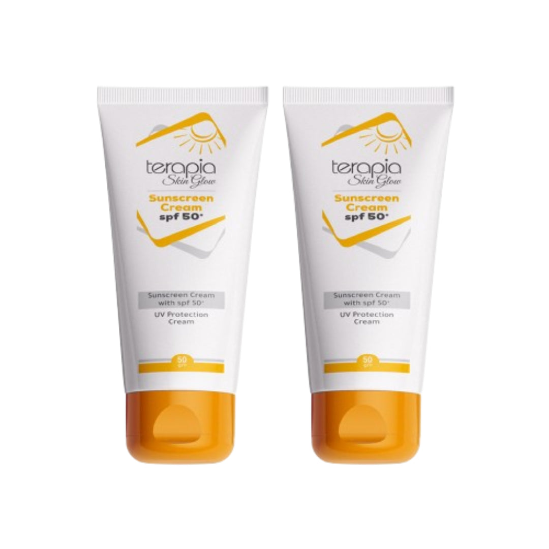 2 x Sunscreen Cream with spF 50+
