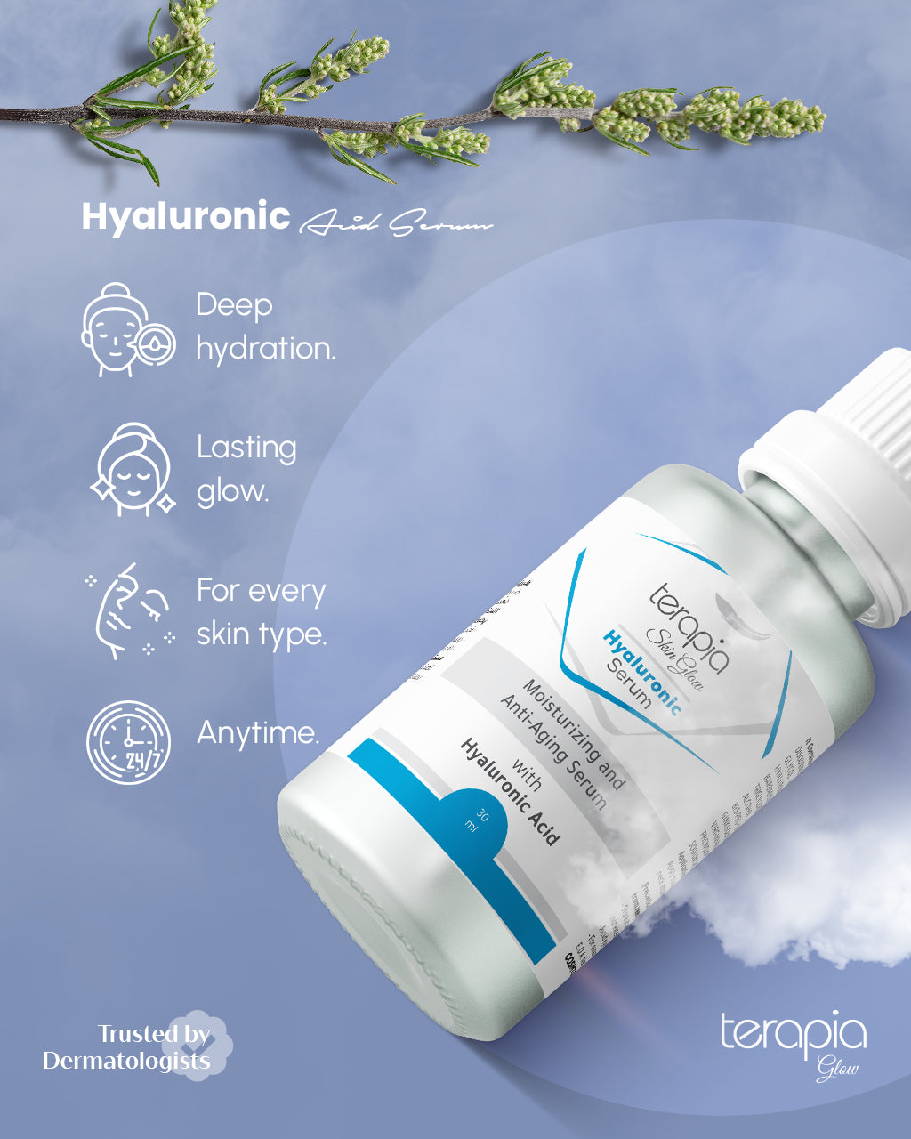 Hyaluronic Serum Moisturizing and Anti-Aging 30 ml