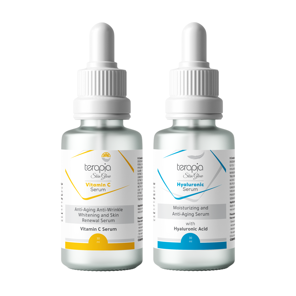 Hyaluronic Serum and Vitamin C Serum