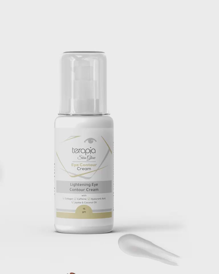 2 x Eye Contour Cream Reduces Dark Circles with Hyaluronic Acid 15 gm